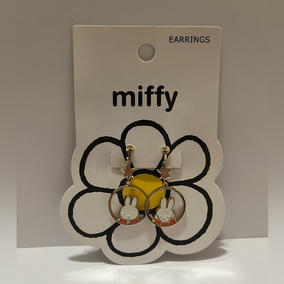 Miffy Clip On Earrings - Picture 1 of 6